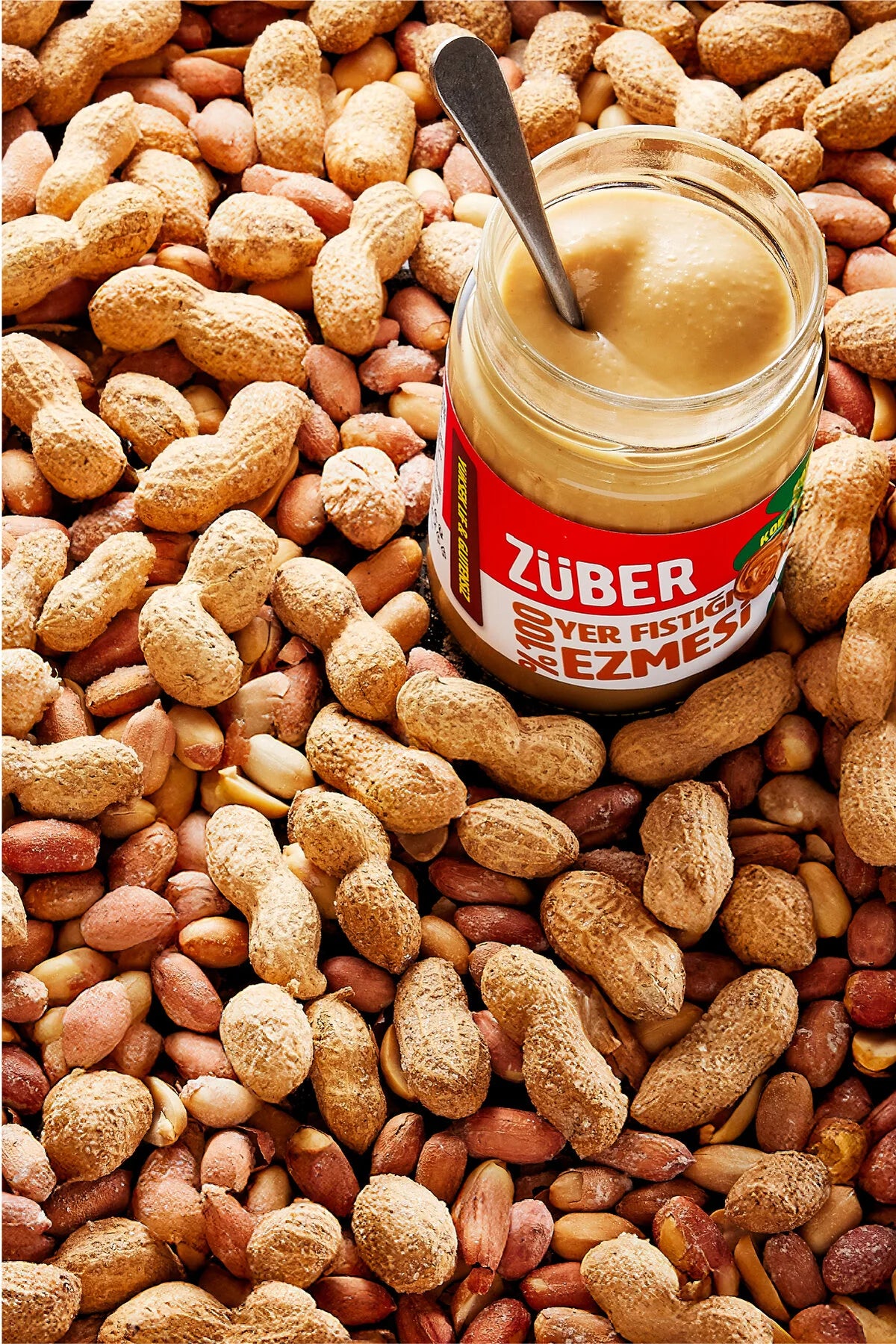 Züber 100% Pindakaas – 100% Pinda's – Zonder Toevoegingen – Vegan – Glutenvrij – Eiwitbron – 315 g