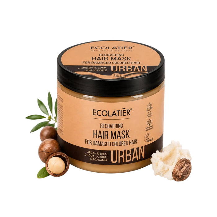 Ecolatier Urban Recovering Hair Mask 380 ml | Haarmasker voor Beschadigd en Gekleurd Haar