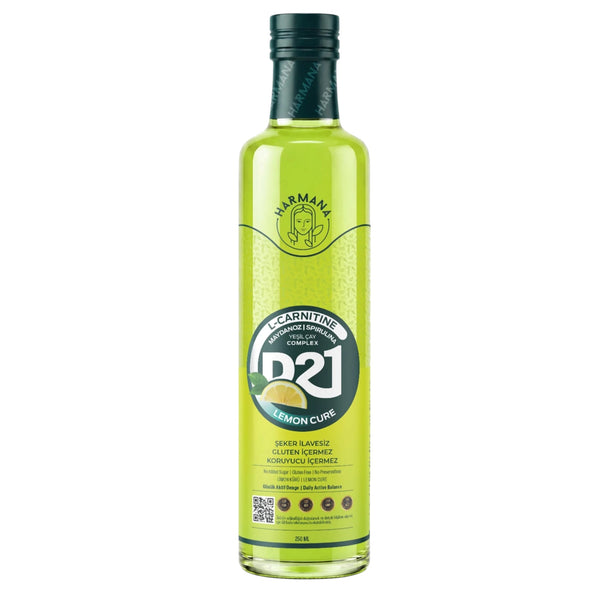 HARMANA D-21 Lemon Cure – L-Carnitine & Groene Thee Complex 250 ml