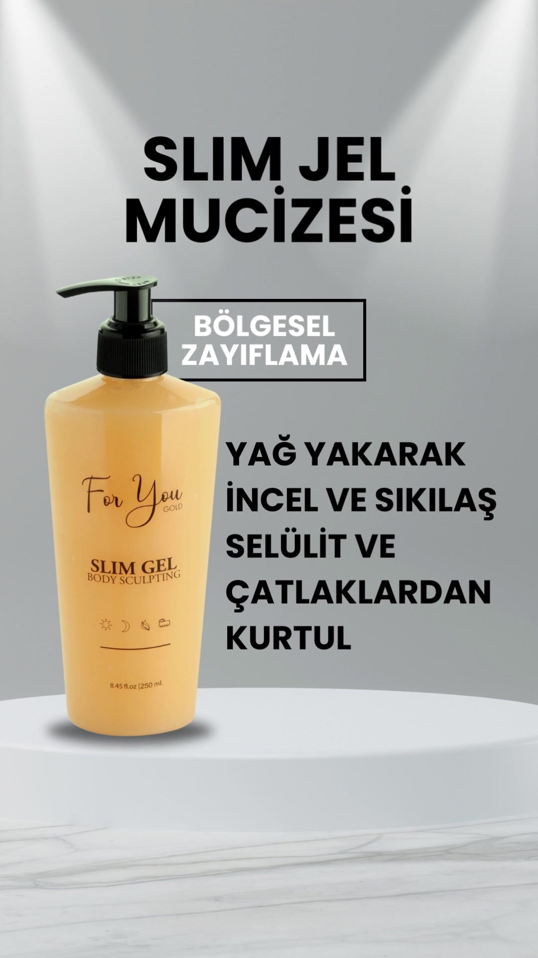 For You Gold Slim Gel Plus Body Sculpting 250ml