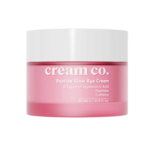 Cream Co. Peptide Glow Eye Cream – Oogcrème met 5 Soorten Hyaluronzuur, Peptiden & Cafeïne – 15 ml