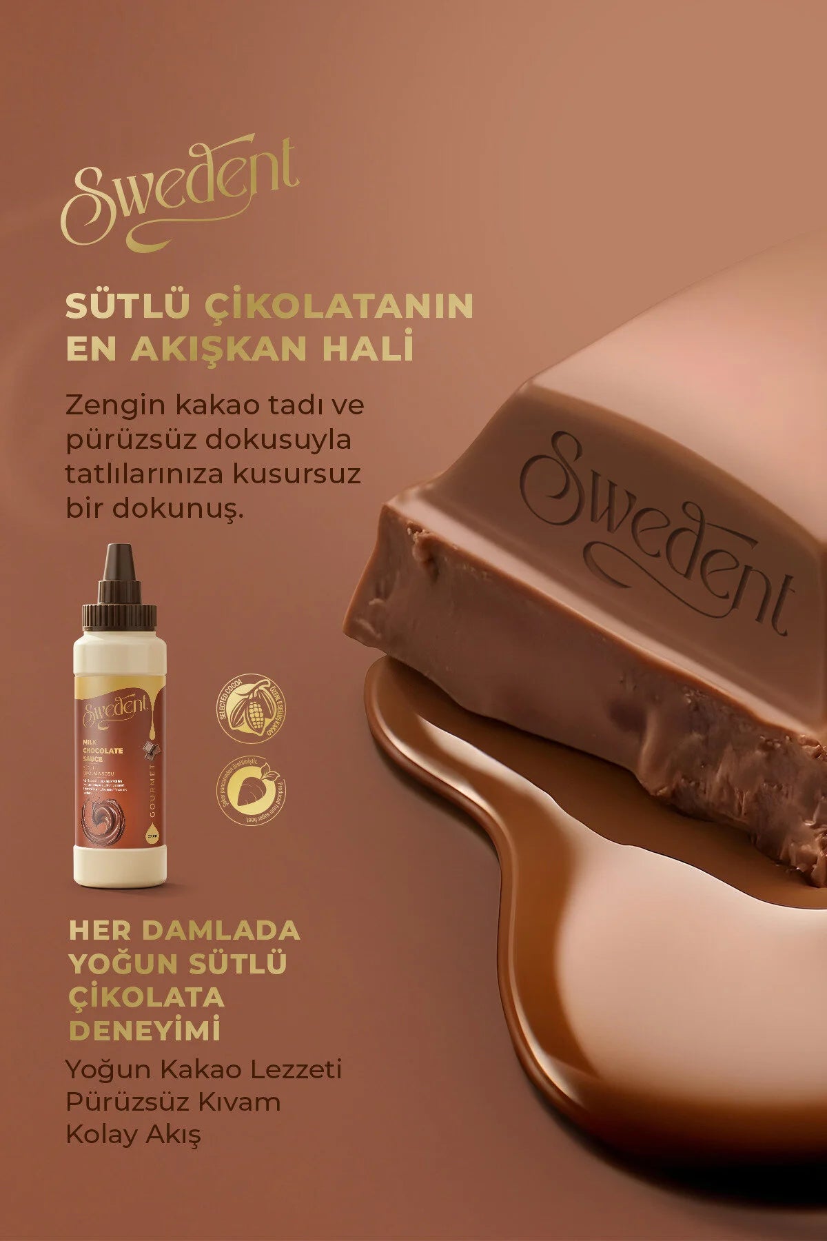 Swedent Milk Chocolate Sauce 300 g