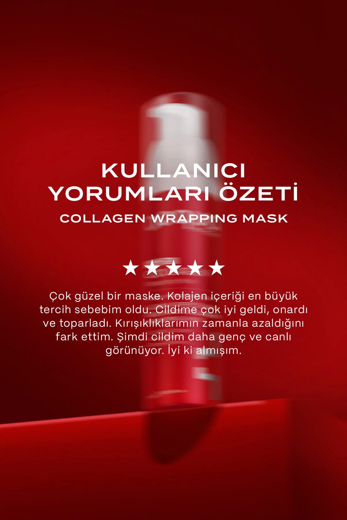 Acqua Perfection Red Lacto Collagen Wrapping Mask – Peel-Off Gezichtsmasker met Collageen – Verstevigende Huidverzorging – 70 ml