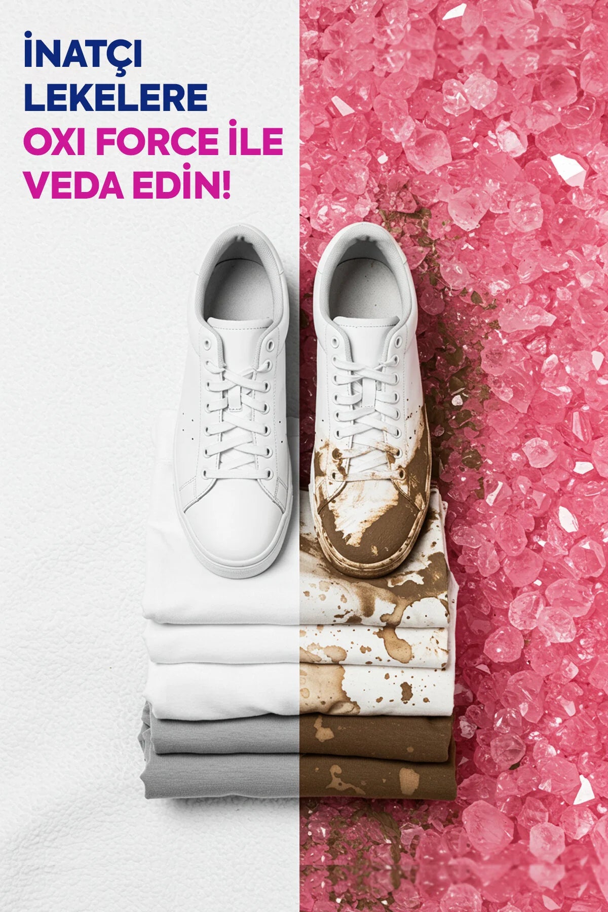 Evonox Clean Oxi Force Vlekverwijderaar Poeder – Zuurstofbleekmiddel – Chloor- & Fosfaatvrij – Voor Wasgoed, Tapijt, Schoenen & Oppervlakken – 750 g