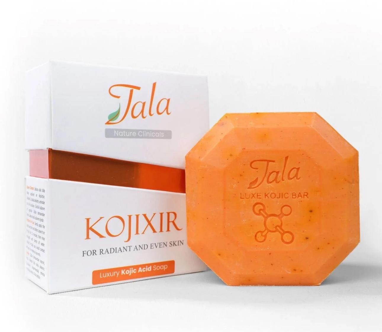 Tala Zeep Soap Kojixir Luxury Kojic Acid - Kojinezuur+Kurkuma+Citroenschil - Stralende en egale huid met Luxe kojiczuurzeep - Moleculaire oplossing voor anti-vlekken - Pakt onzuiverheden aan - Vermindert oneffenheid in teint - 120 gr