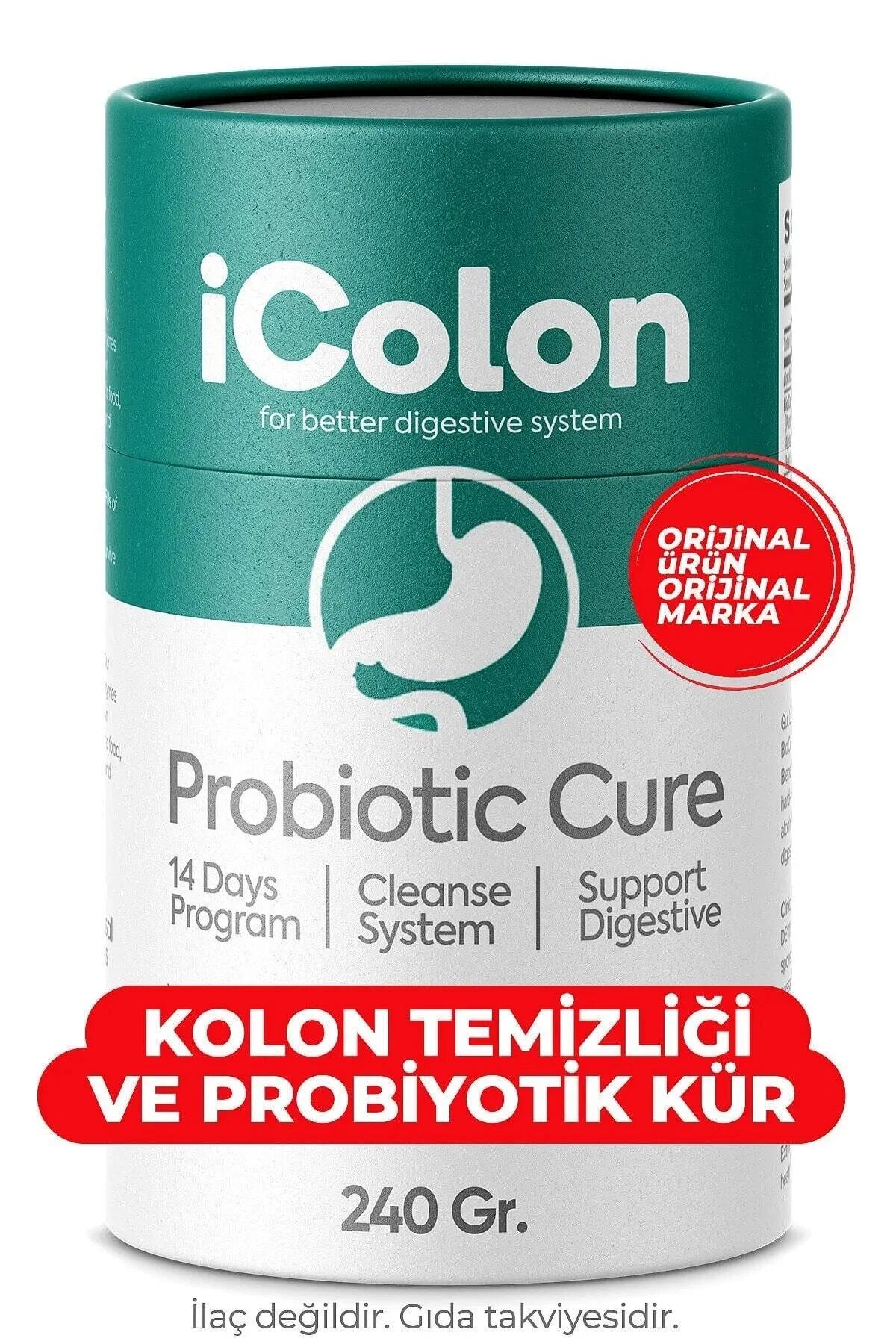 Black Natural iColon – Kruidenmix met Cichorei, Kurkuma, Gember & Bacillus subtilis – 240 g
