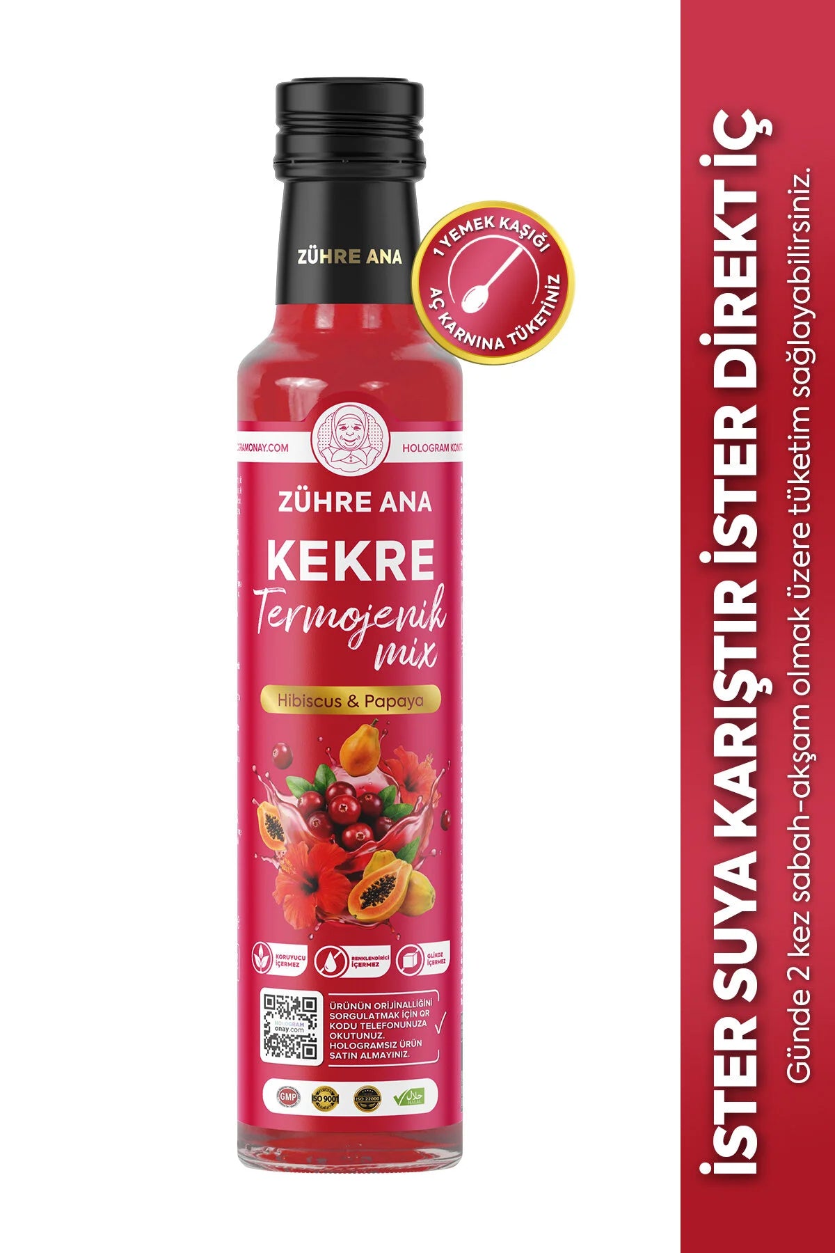 Zühre Ana Kekre Thermogenic Mix Hibiscus & Papaya 250 ml