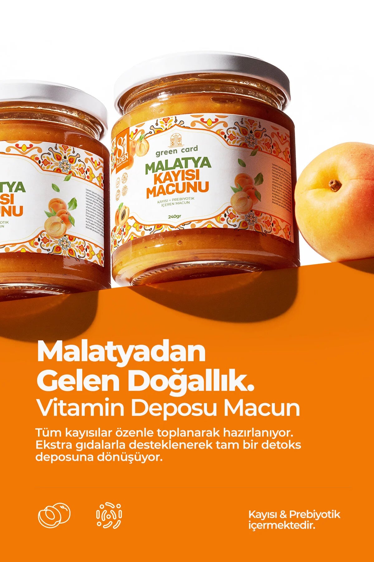 81ilden Malatya Apricot Paste 240 g