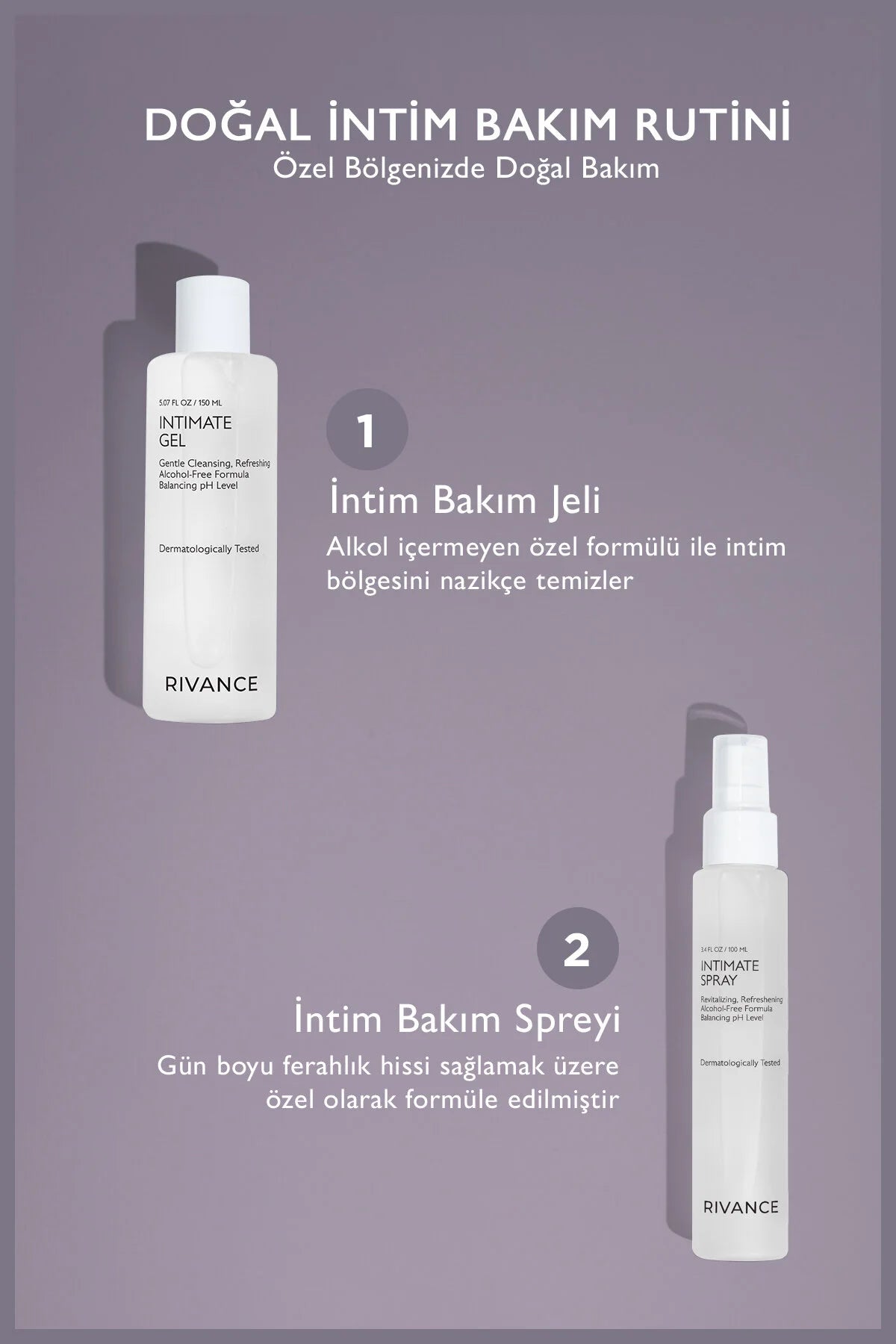 Rivance Intimate Gel – Zachte Intieme Wasgel – Alcoholvrij & pH-Balancerend – Met Aloë Vera en Kamille – 150 ml