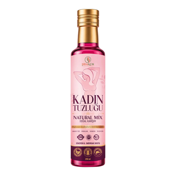 Şifakur Kadın Tuzluğu Natural Mix Kruidendrank met Prebiotische Vezels - 250 ml