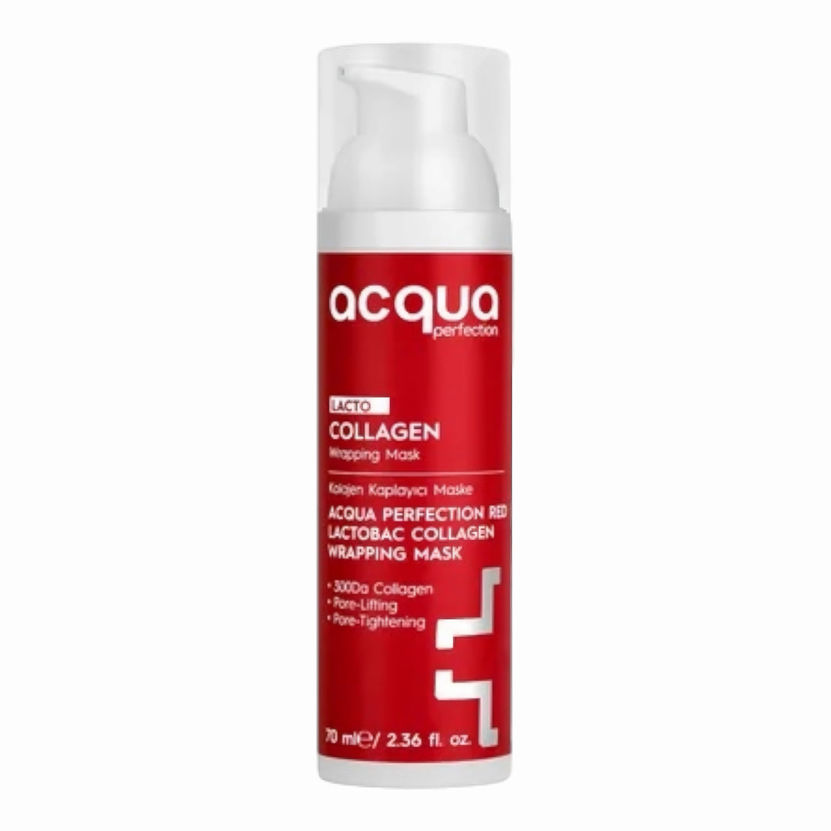 Acqua Perfection Red Lacto Collagen Wrapping Mask – Peel-Off Gezichtsmasker met Collageen – Verstevigende Huidverzorging – 70 ml