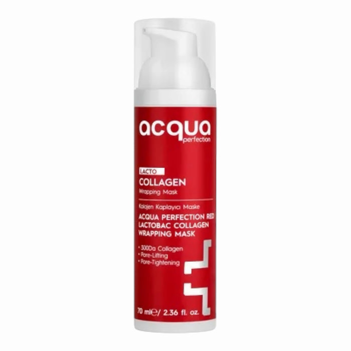 Acqua Perfection Red Lacto Collagen Wrapping Mask – Peel-Off Gezichtsmasker met Collageen – Verstevigende Huidverzorging – 70 ml
