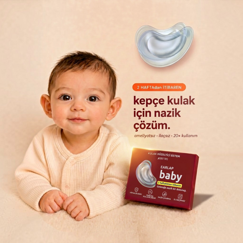 Earlap Baby Oorcorrectie Systeem – Medische Siliconen Oorpleisters voor Baby’s – 2 Stuks – Tot 20x Herbruikbaar