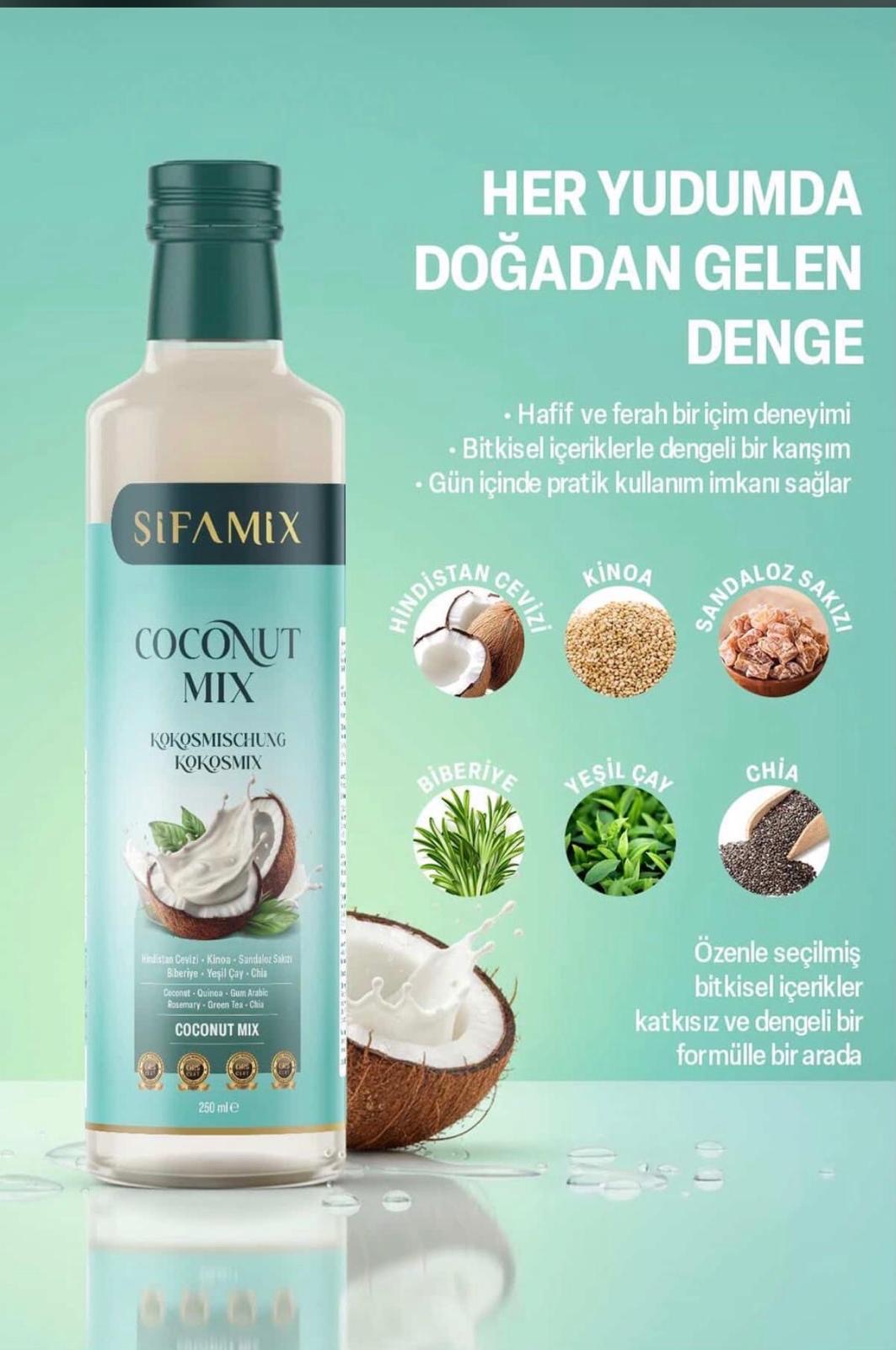 Sifamix Coconut Mix Drank 250 ml – Kokos, Groene Thee & Chia