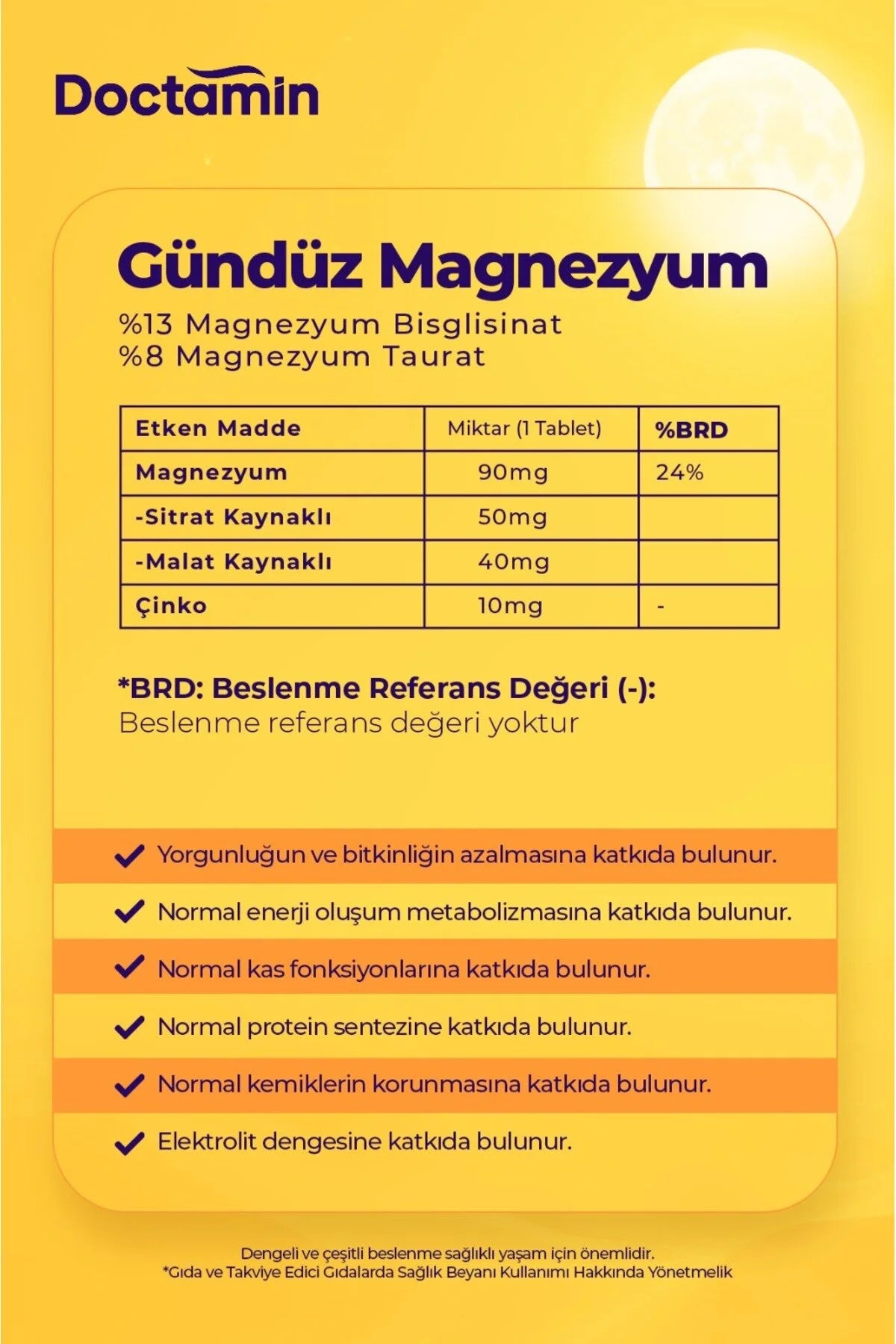 Doctamin Dag & Nacht Magnesium Duo 60 Tabletten