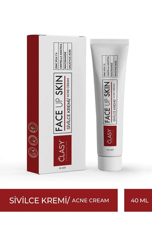 CLASY CARE Face-up Skin Huid Acne Crème / Zink PCA 1% / Centella Asiatica / Niacinamide / Salicylzuur 40 ml