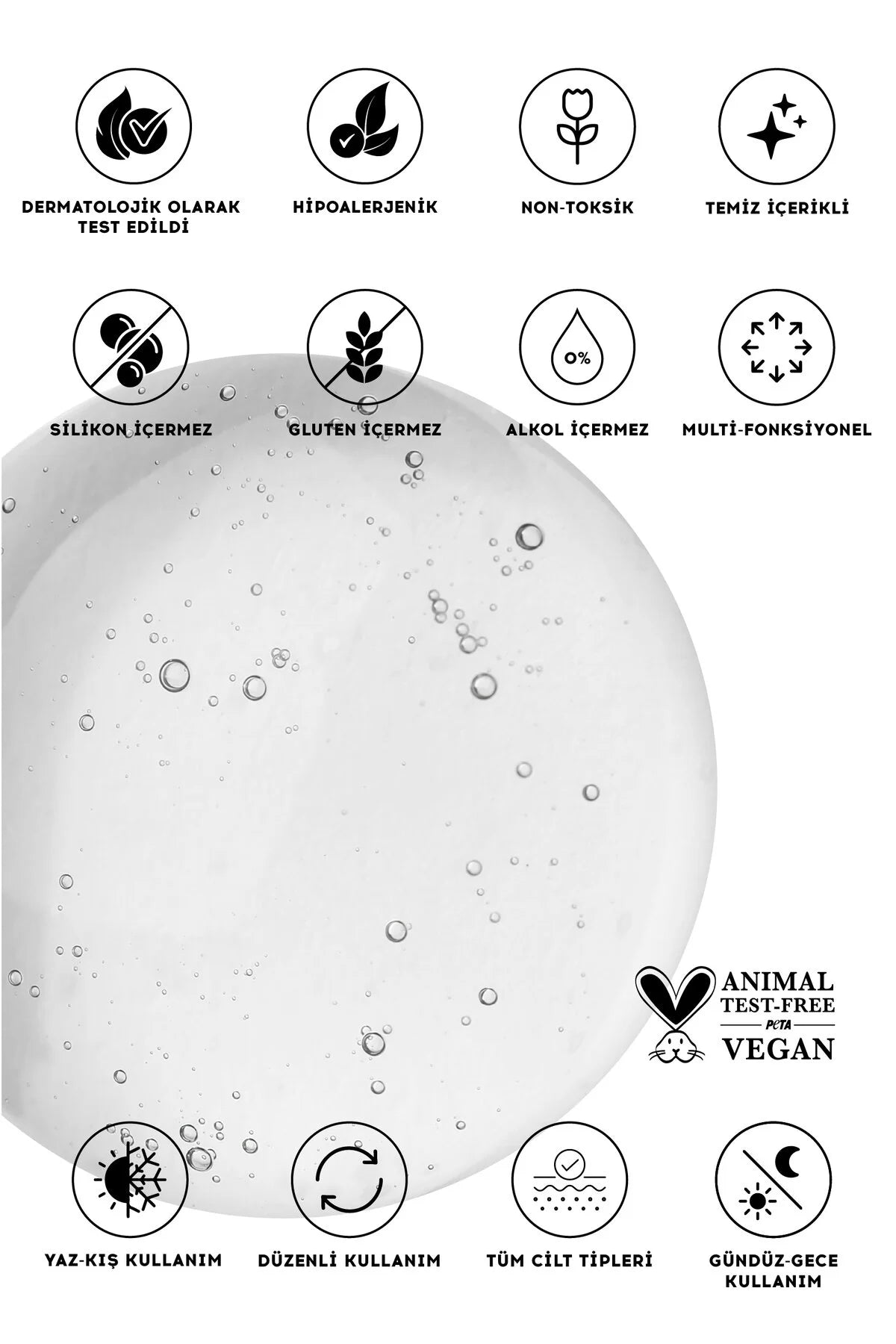cream co. Hyaluronic Acid & Peptide Serum – 5 Soorten Hyaluronzuur, Niacinamide & Peptiden – 30 ml