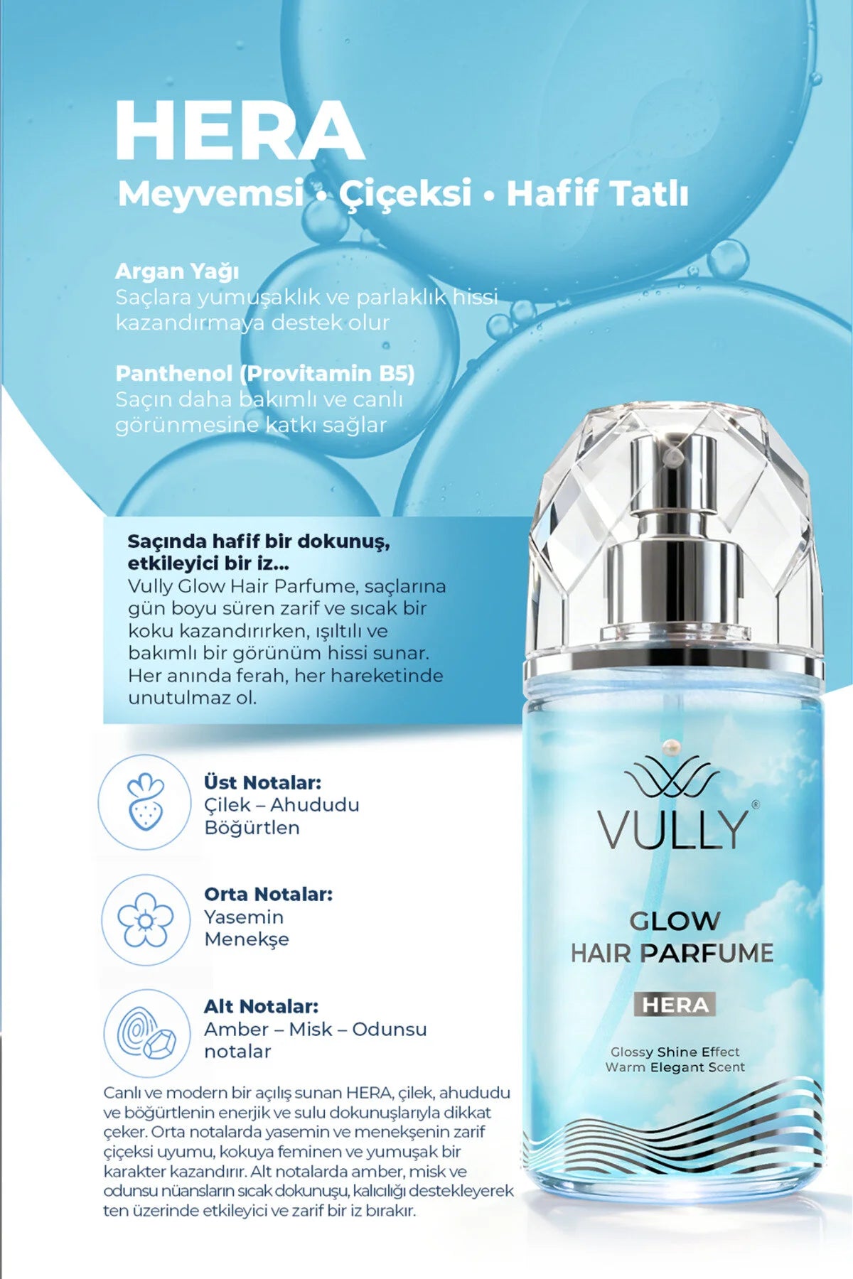 Vully Glow Hair Parfume Hera 100 ml