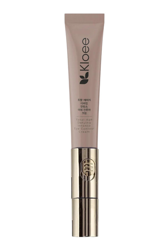 Kloee - Age Defying Intense Eye Contour Cream - Oogcontourcreme tegen Veroudering - Elektrische massage oogcreme - Anti-aging en anti-rimpel vibrerende elektrische massagecrème voor donkere kringen en donkere kringen onder de ogen (20 ml)