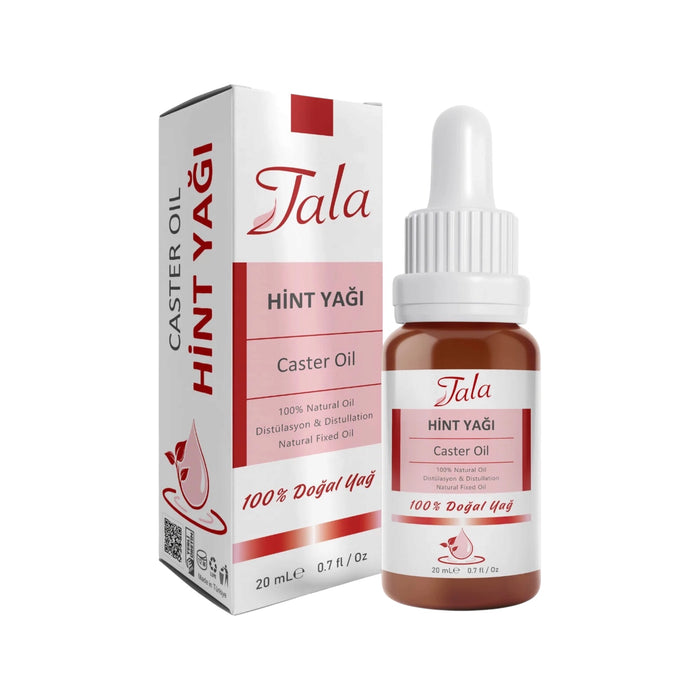 Tala Hint Yağı 20 ml | Soğuk Sıkım Hint Yağı | 100% Pure Castor Oil