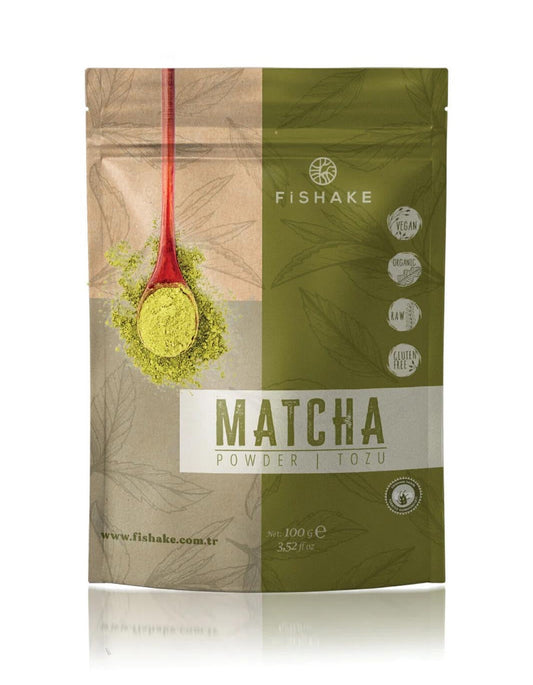 Fishake Detox Tea - 30 Dagen Kuur - Matcha & Ginseng Kruidenmix - 100% Natuurlijke Detox Thee - Lichte zoete detoxsmaak - 150g