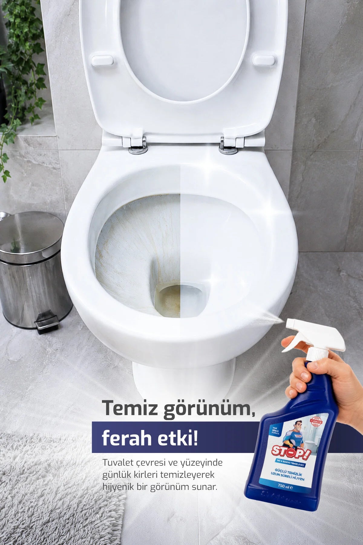STOP Forte WC & Badkamerreiniger 750 ml
