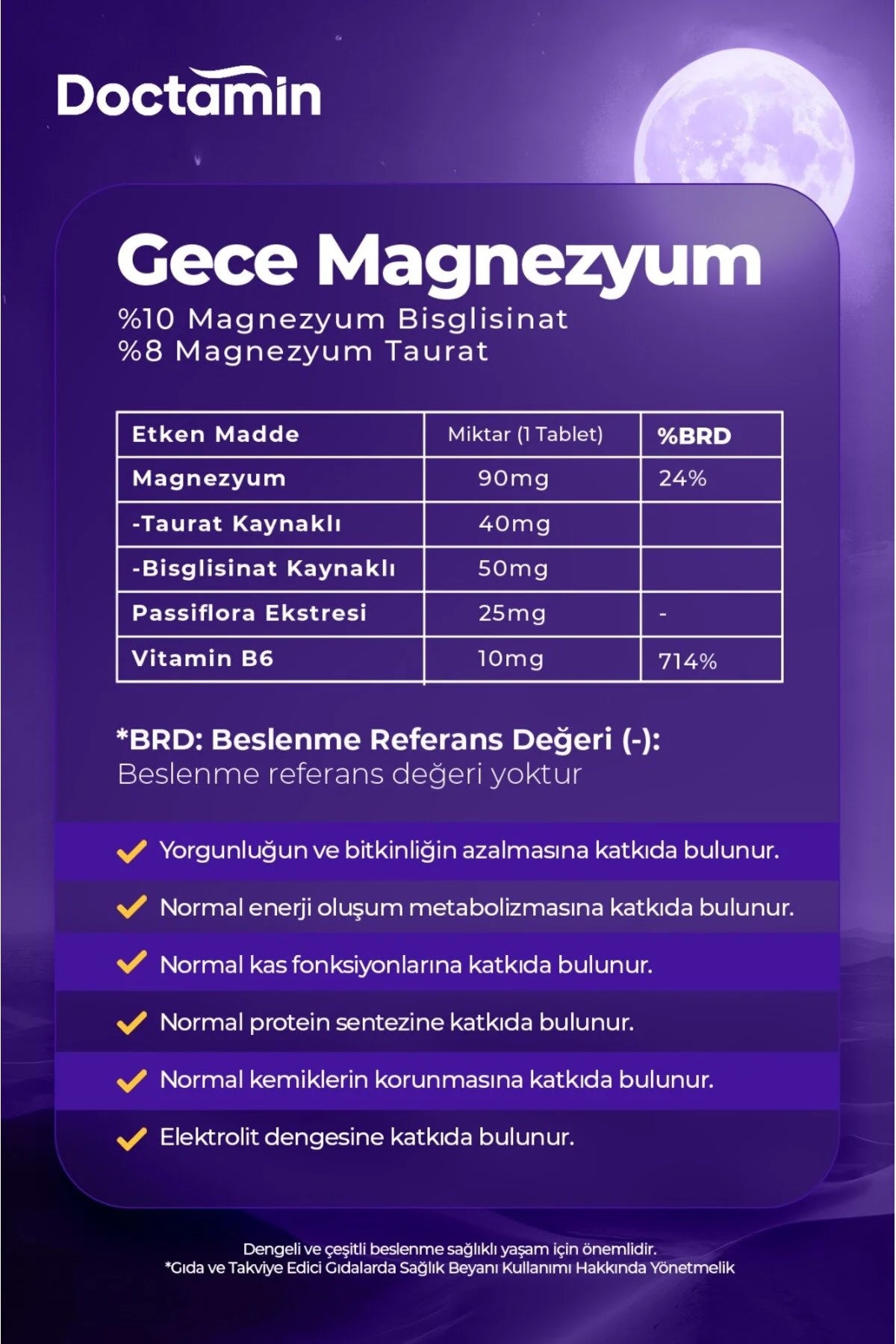 Doctamin Dag & Nacht Magnesium Duo 60 Tabletten