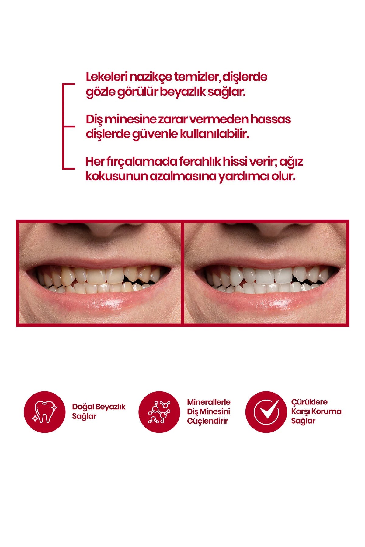 SuperYou Teeth Whitening Powder Rode Koraal Aardbei Tandbleekpoeder - 70 g
