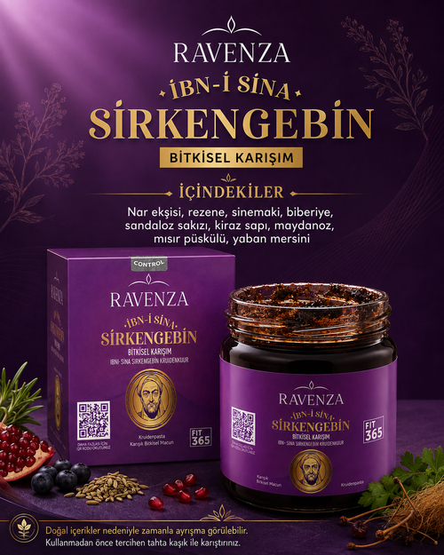 Ravenza İbn-i Sina Sirkencebin – Kruidenpasta met Granaatappelmelasse, Venkel, Rozemarijn, Chia & Quinoa – 240 g
