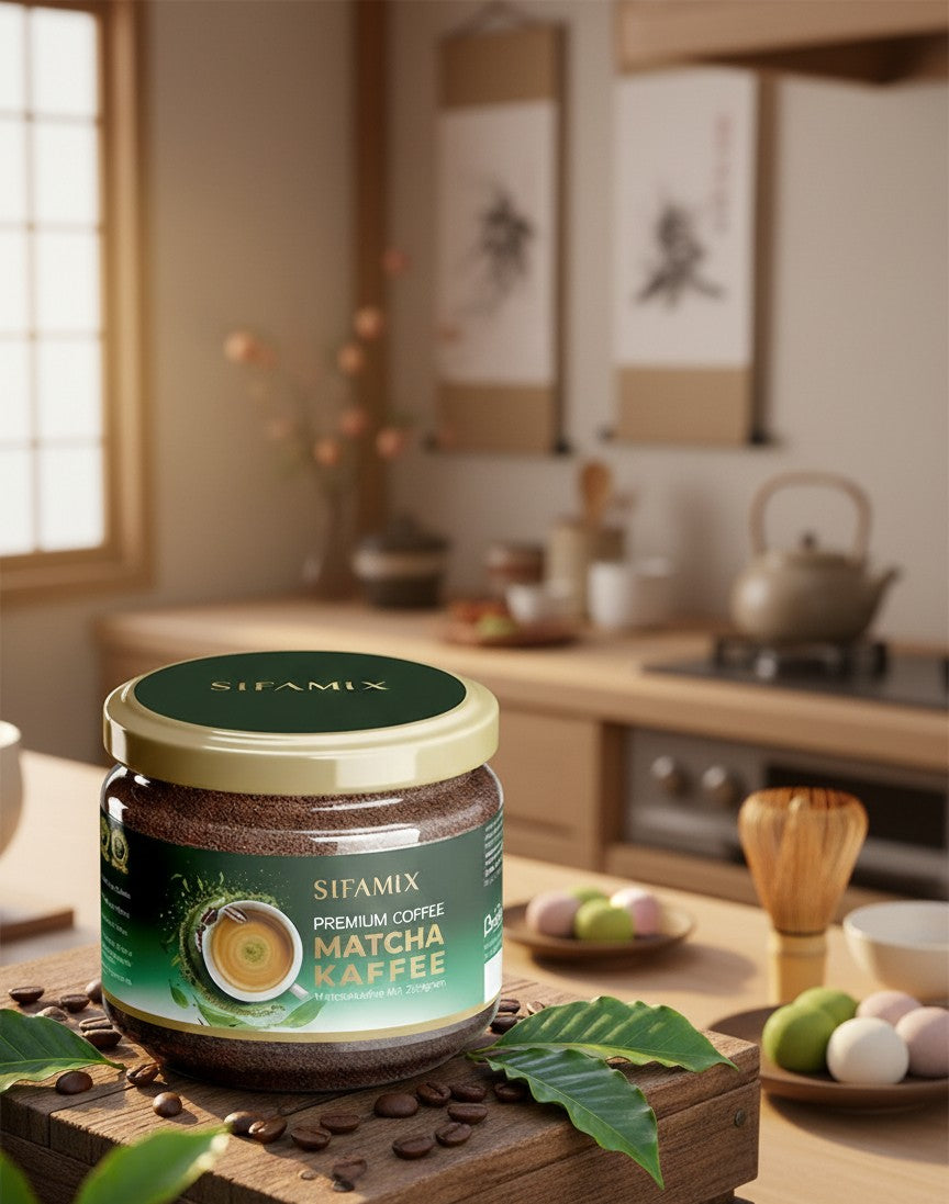 SIFAMIX Premium Coffee Matcha Koffie met Cichorei 100 g