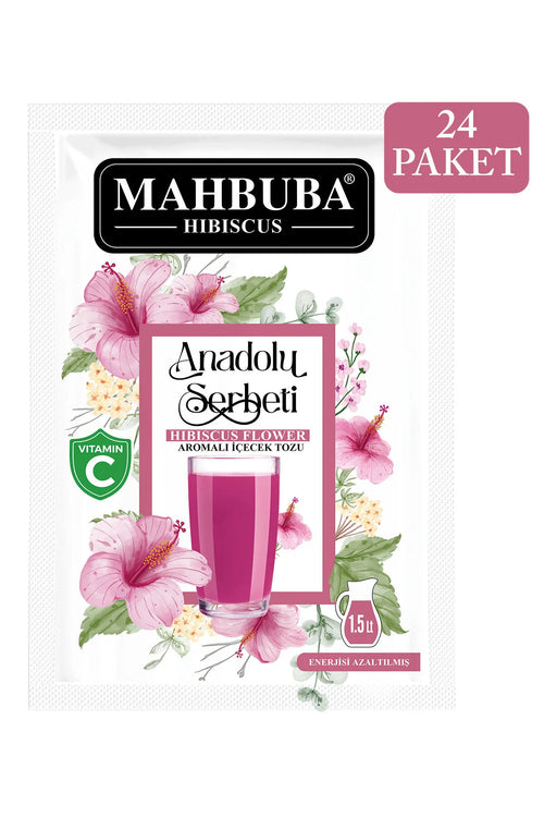 Mahbuba Hibiscus Anadolu Şerbeti – Hibiscus Drinkpoeder 24 Sachets
