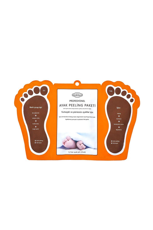 Moda Lucci Professioneel Voetpeelingmasker in sokstijl 2 x 35 ml - Magisch voetmasker - Voor zachte en gladde voeten - Peeling - Verhelderend - Luchtbevochtiger - Bleek - Voed de huid - Eenvoudig soktype - Gemakkelijk absorberen & gebruiken