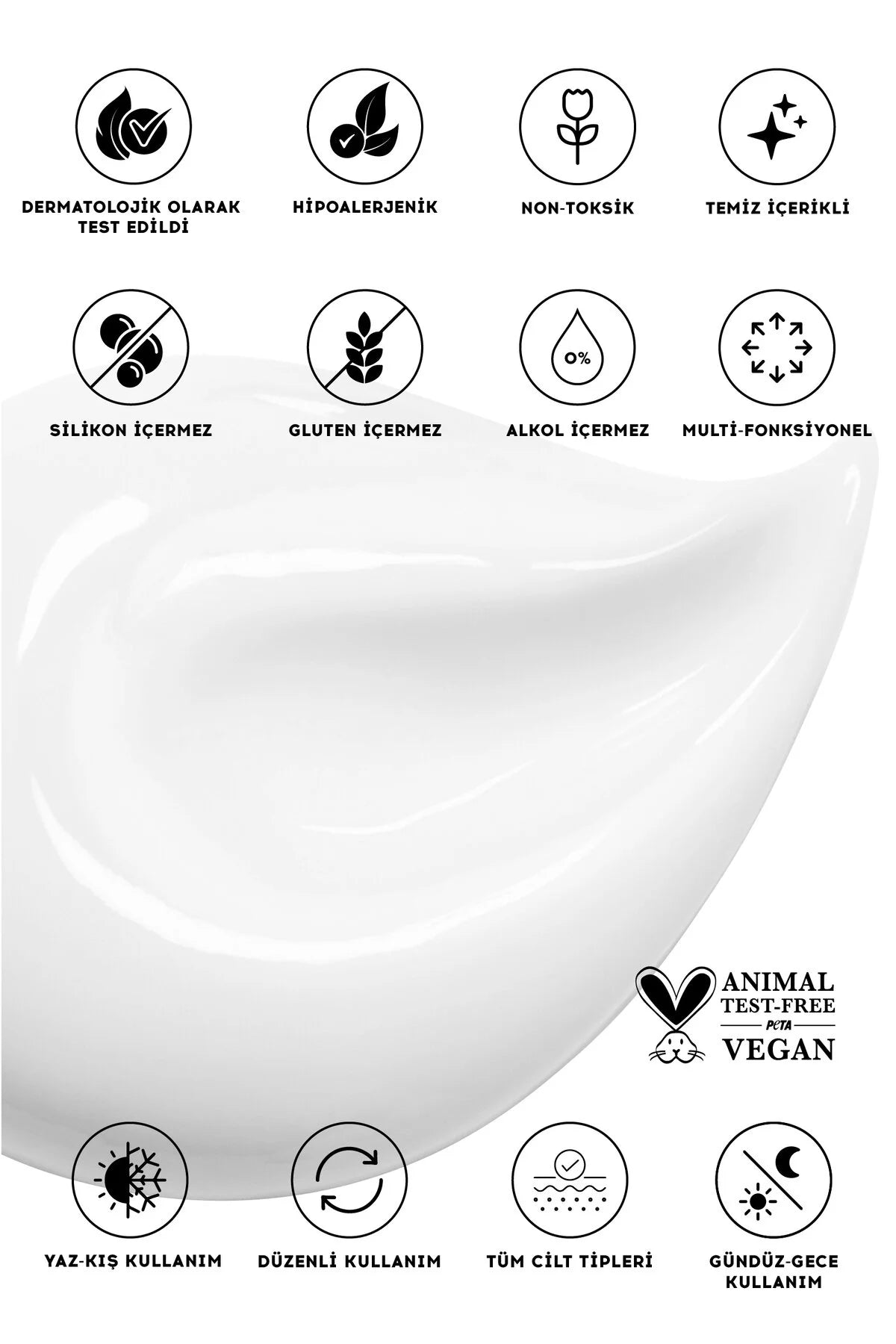 cream co. Cloud Moisturizer – Gezichtscrème met 5 Soorten Hyaluronzuur, Ceramiden & Squalane – 50 ml