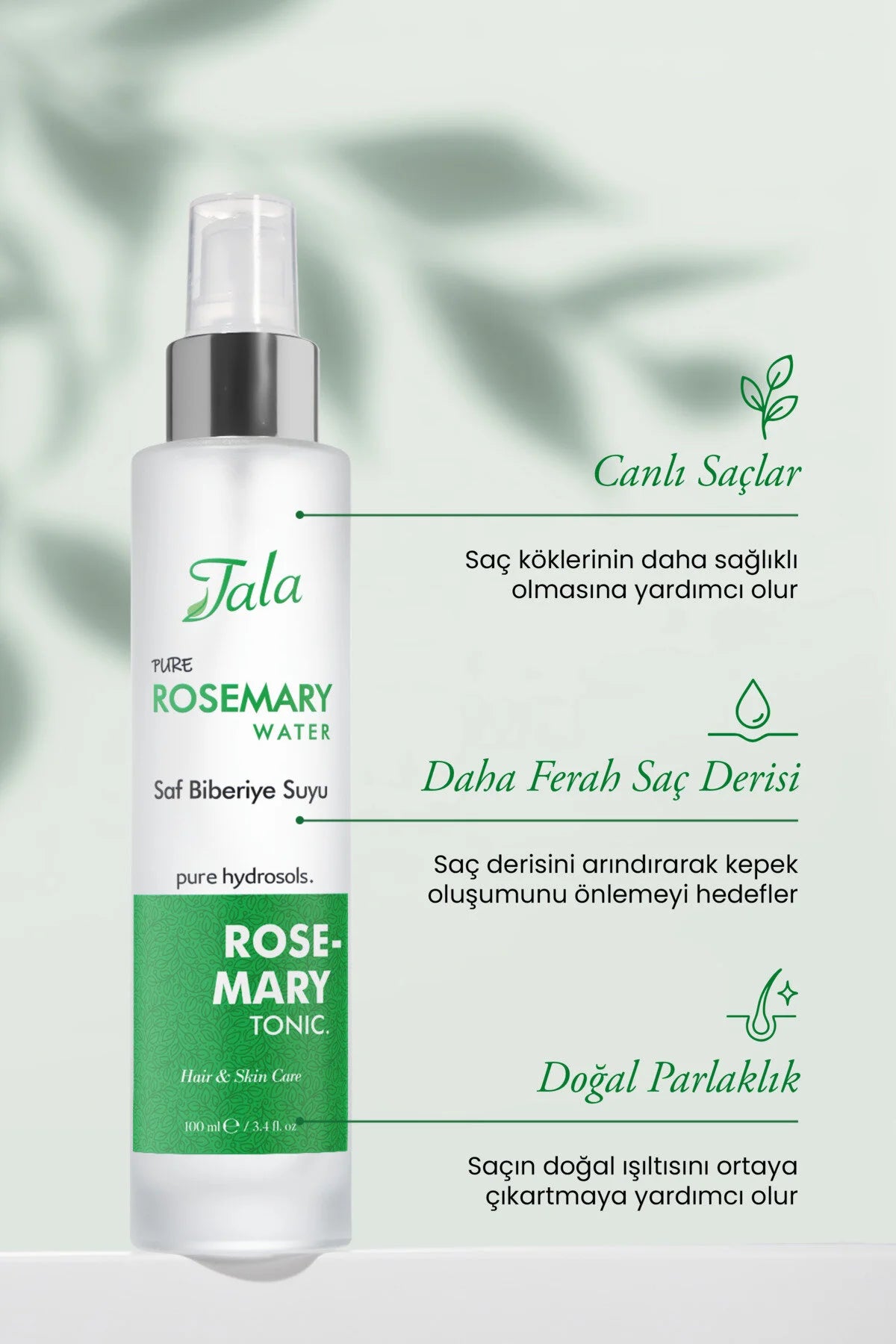 Tala Rosemary Water Toner 100ml