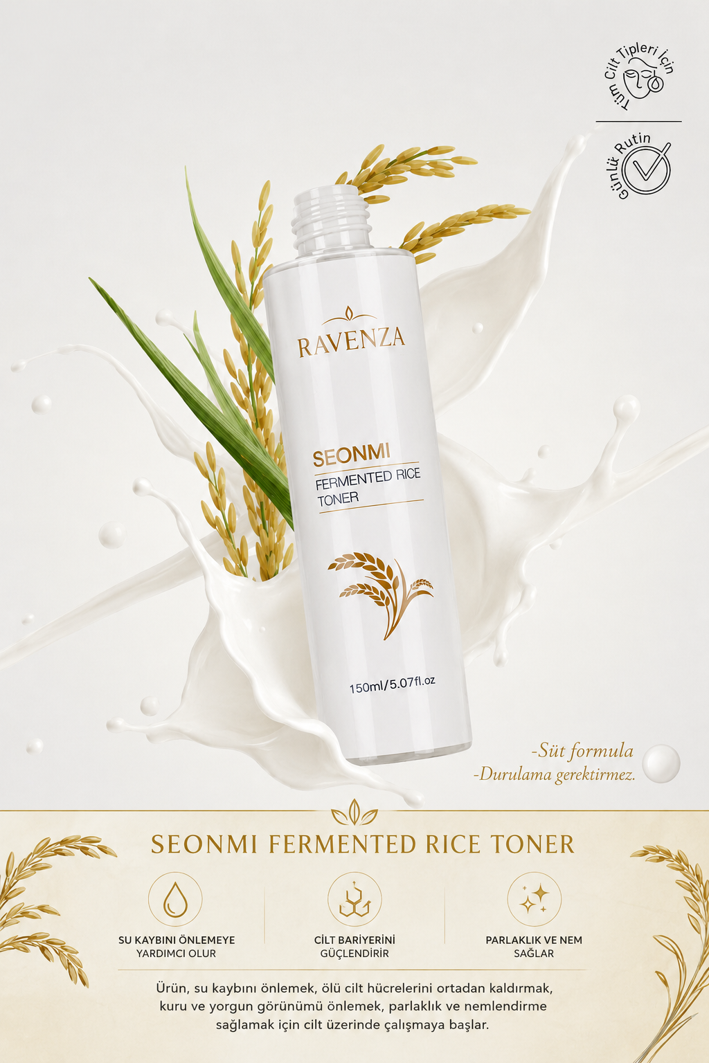 Ravenza Seonmi Fermented Rice Toner 150 ml