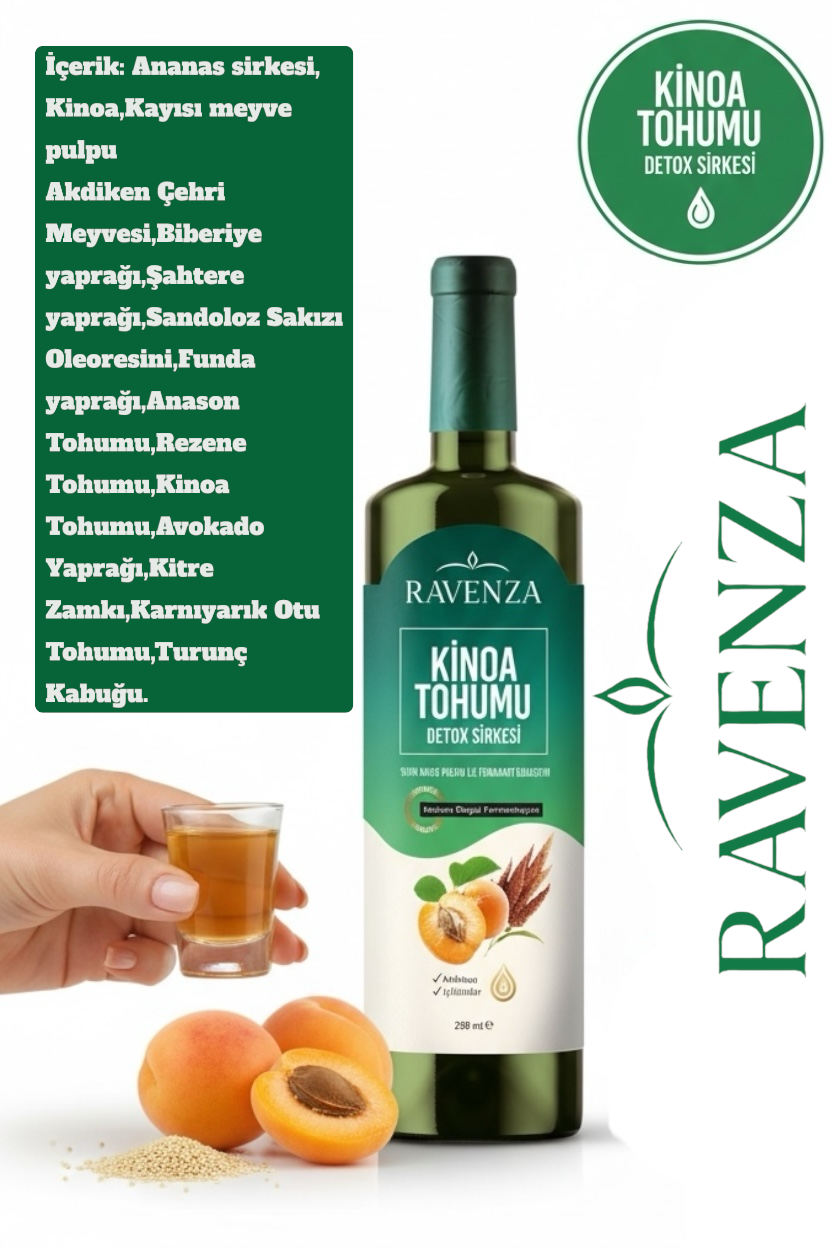 Ravenza Quinoazaad Azijn – Natuurlijk Gefermenteerd