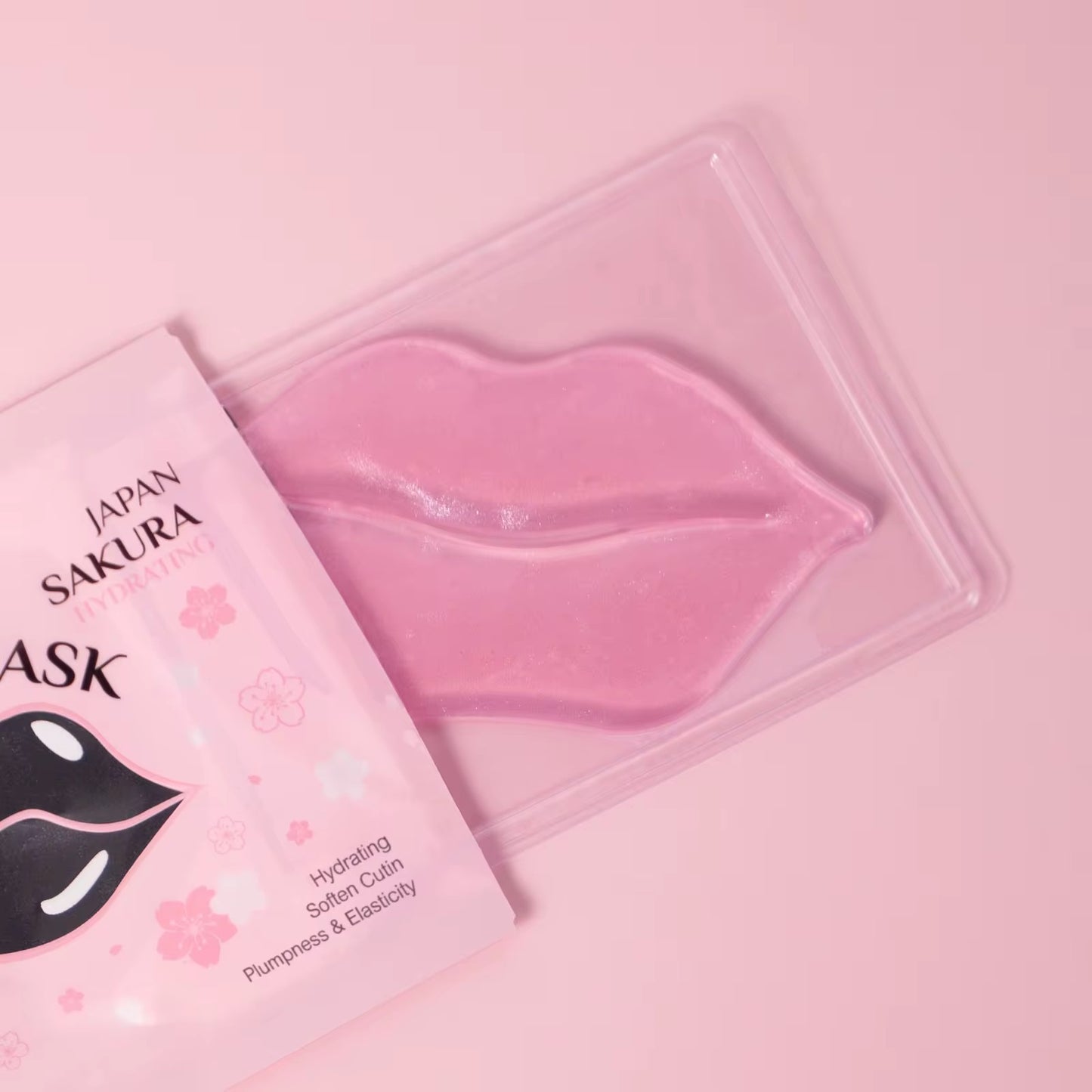 LAIKOU Japan Sakura Hydrating Lip Mask - 2 stuks Moisturizes Nourishes and Smooths - Zacht Kersenbloesem Lipmasker Verzorging Hydraterend Diep Voedend Vermindert Fijne Lijntjes Verwijdert Dode Huid Uitdroging - 6 g