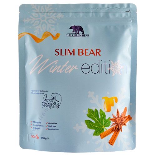 The Green Bear Detox - Slanke beren Thee - Wintereditie - 160 gr - Aanbevolen en goedgekeurd door een Master of Health and Dietetics Rositsa Toncheva