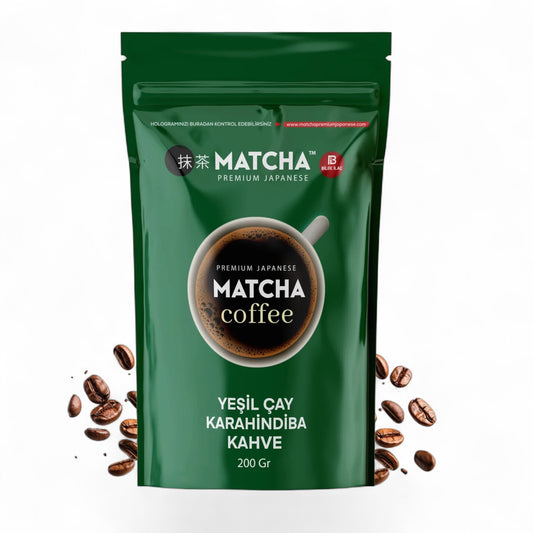 Matcha Premium Japanse Coffee met Groene Thee en Paardebloem (Kara Hindiba) 200 gram