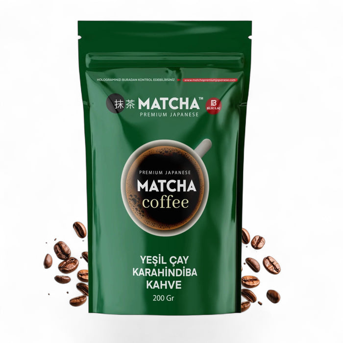 Matcha Premium Japanse Coffee met Groene Thee en Paardebloem (Kara Hindiba) 200 gram