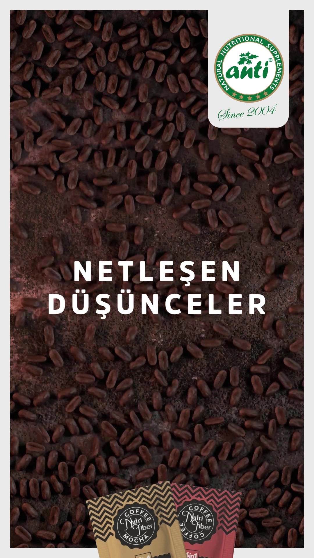 Nutrifiber® Coffee 6 in 1 Detox Koffie - Instant Koffie met Vezels / Inuline / L-Carnitine & Ginseng - Probiotische Effect - 10 Sachets - Warm & Koud te Bereiden