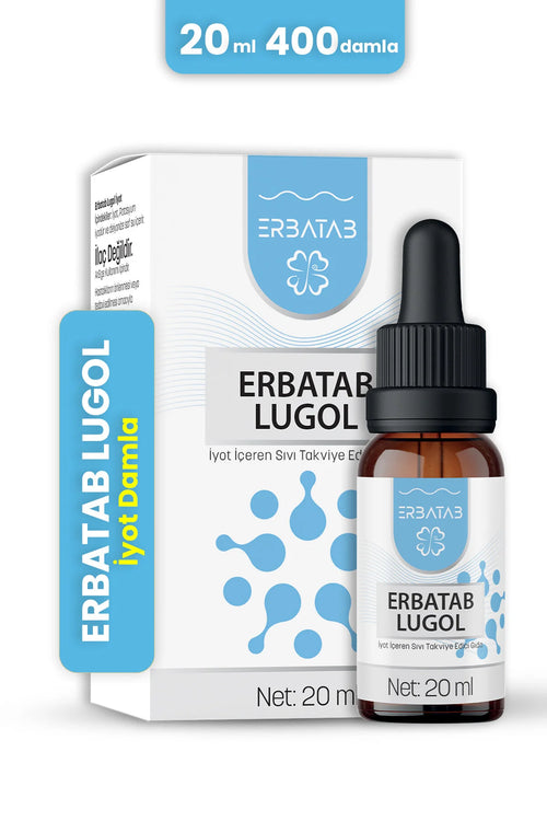 ERBATAB Druppels Lugol Jodium 2% - 20 ml
