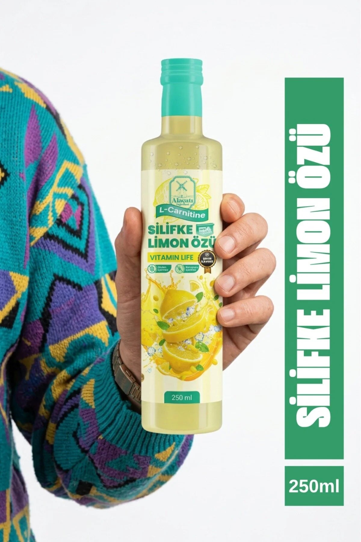 Alaçatı Değirmeni L-Carnitine Silifke Limon Özü 250ml