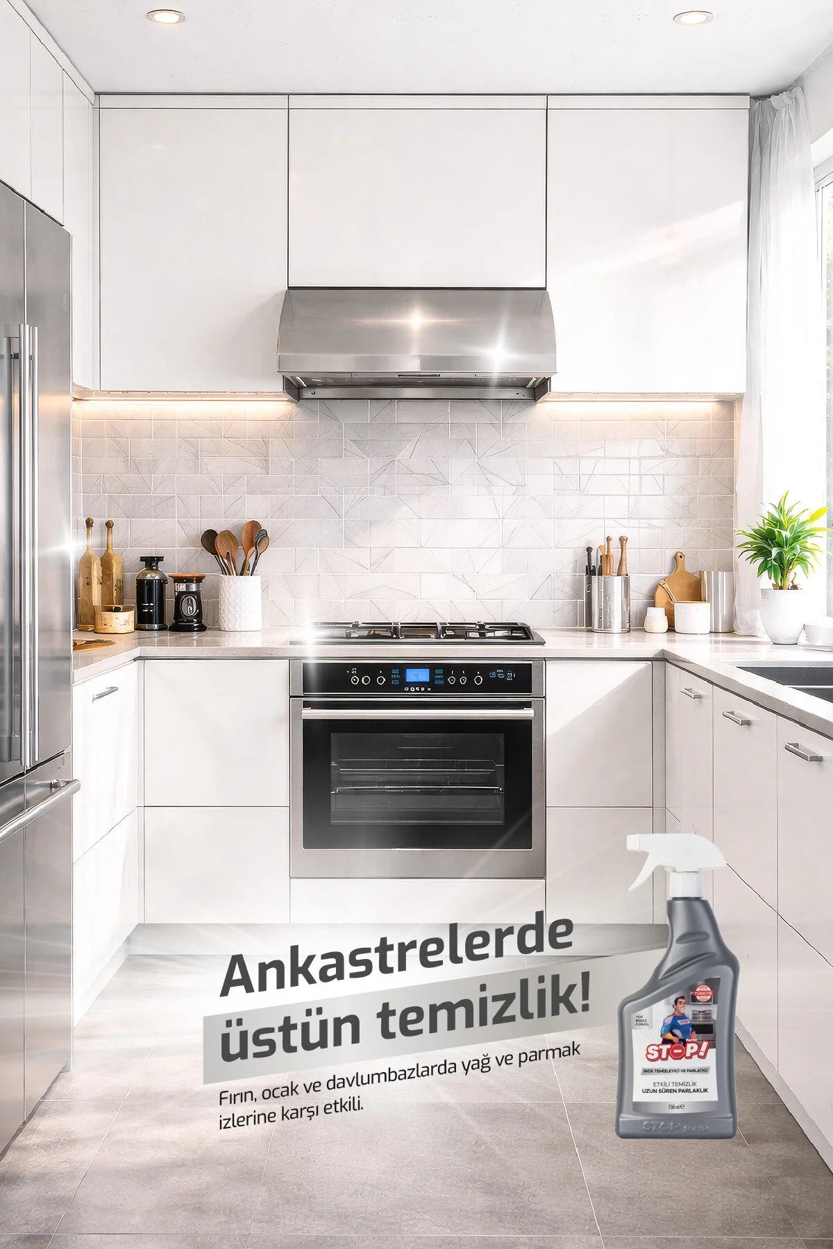 STOP Forte Inox Reiniger & Polijstmiddel 750 ml