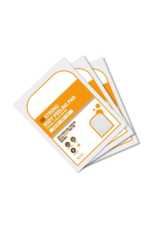 Mjcare Strong Body Peeling Pad - Sterke Lichaamspeeling Pad 3 stuks - Diepe reiniging (Deep cleansing) + Peeling + Hydratatie (Moisturizing) - Multifunctionele huidverzorging met dubbelzijdig - zakvormig - wegwerppad - Alle huidtypen