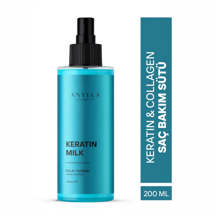 Avyela Keratin Milk 200ml – Leave-In Haarverzorging met Keratine voor Herstel & Glans