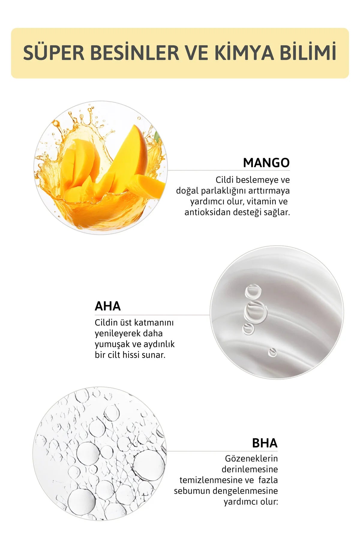 Ornate AHA BHA Pore Firming Tonic 200 ml – Glycolic Acid & Salicylic Acid – Mango Extract – Gezichtstoner