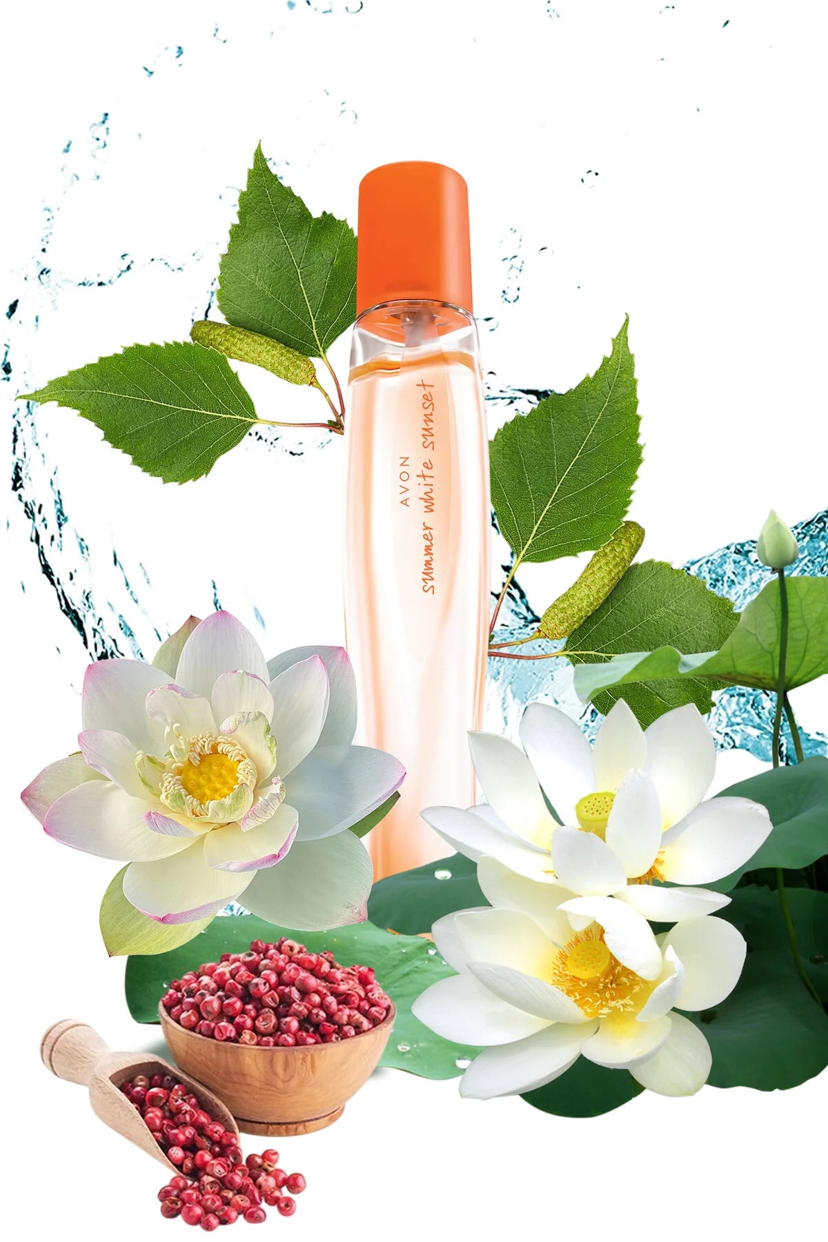 Avon Summer White Sunset Eau de Toilette voor Heren 50 ml