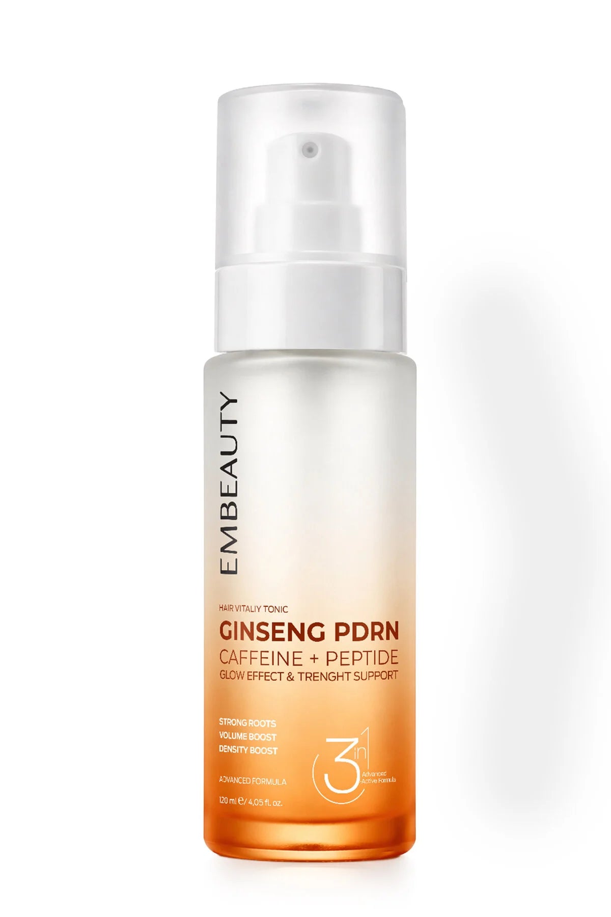 Embeauty Ginseng PDRN Hair Vitality Tonic Caffeine + Peptide 120 ml