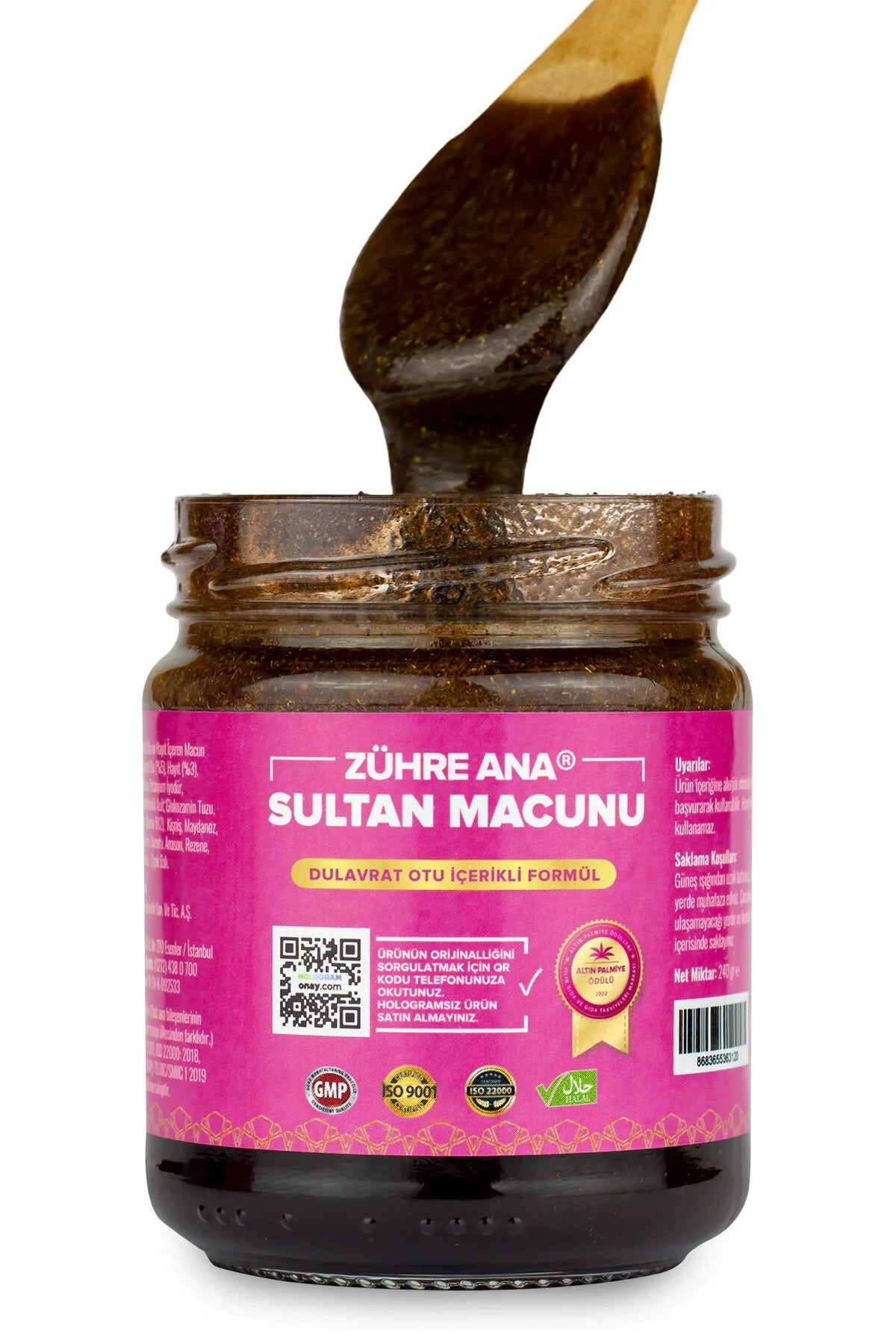 Zühre Ana Sultan Macunu 240 gr - Kruidenpasta met Dulavrat en Monnikspeper
